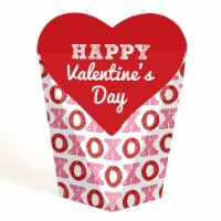 Big Dot of Happiness Conversation Hearts Valentine's Day Party Heart Shaped Favor Boxes 12 Ct