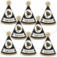 Big Dot of Happiness Nash Bash - Mini Cone Nashville Bachelorette Party Small Party Hats 8 Ct