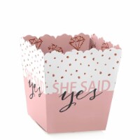 Big Dot of Happiness Bride Squad Favor Rose Gold Bachelorette Party Treat Candy Boxes 12 Ct