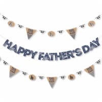 Big Dot of Happiness My Dad is Rad Letter Banner Decor 36 Cutouts Happy Father's Day Letters