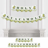 Big Dot of Happiness Hello Avocado - Fiesta Party Bunting Banner Party Decor - Holy Guacamole