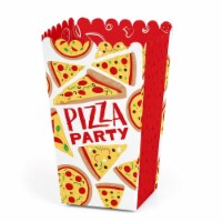 Big Dot of Happiness Pizza Party Time Baby Shower or Birthday Party Favor Popcorn Boxes 12 Ct