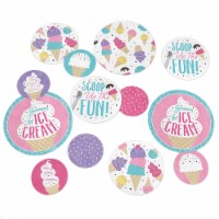 Big Dot of Happiness Scoop Up the Fun Ice Cream Sprinkles Party Decor Large Confetti 27 Ct