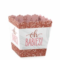 Big Dot of Happiness It's Twin Girls Mini Favor Rose Gold Baby Shower Treat Candy Boxes 12 Ct