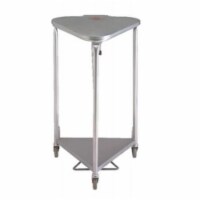 R & B Wire 669 Deluxe Triangular Hamper withLid Damping Function