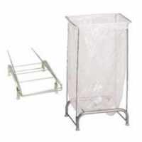 R&B Wire 699NC Stationary Collapsible Tension Frame Hamper - Chrome