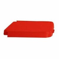 R&B Wire 602R ABS Crack Resistant Replacement Laundry Hamper Lid - Red
