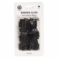 U Brands® Mini Matte Binder Clips - Black