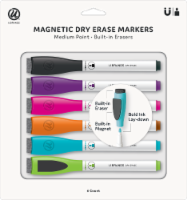 U Brands Medium Point Low Odor Dry Erase Markers Perspective: Main