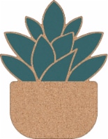 U Brands Potted Succulent Cork Board Perspective: Main
