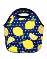 Wrapables Insulated Neoprene Lunch Bag, Lemons