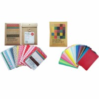 Wrapables Decorative Patterns Masking Sticker Set, ( Basic + Solid Color) Perspective: Main