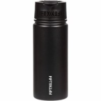 Fifty/Fifty Bottle With Wide Mouth Flip Lid Matte Black