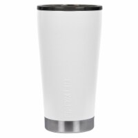 Icy-Hot Hydration T16000002 16 oz Vacuum-Insulated Tumbler with Smoke Cap, Winter White