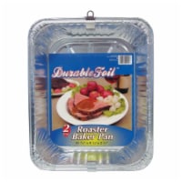 Home Plus 6391981 9.25 x 11.75 in. Durable Foil Roaster Pan - Silver- pack of 12
