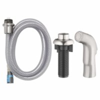 Oak Brook 4914438 Brushed Nickel Spray Head & Hose Kit, Metallic