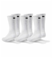 Pair of Thieves Blackout/Whiteout Men's Cushioned Crew Socks - White Perspective: Main