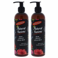 Natural Fusions Neem and Buruti Style Hold - Pack of 2 by Palmers for Unisex - 12 oz Gel