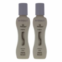 BioSilk Silk Therapy Shampoo  Travel Size  Pack of 2 2.26 oz