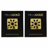 Helis Gold K0002785 The Power of The Flower Folder for Unisex - Large - Pack of 2