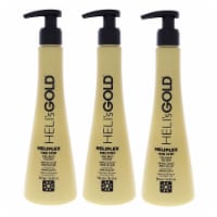 Helis Gold Heliplex One Step Hair Serum  Pack of 3 8.4 oz