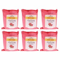Burt's Bees Facial Cleansing Towelettes Pink Grapefruit Pack of 6 30 Count
