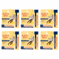 Burt's Bees Vanilla Bean Moisturizing Lip Balm Blister  Pack of 6 0.15 oz