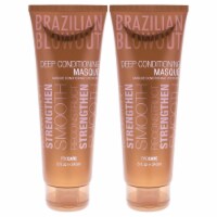 Brazilian Blowout Acai Deep Conditioning Masque  Pack of 2 8 oz