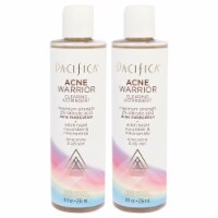 Pacifica Acne Warrior Clearing Astringent  Pack of 2 Cleanser 8 oz