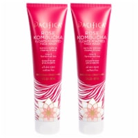 Pacifica Rose Kombucha Flower Powered Face Wash  Pack of 2 Cleanser 5 oz