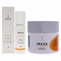 Vital C Hydrating Facial Cleanser and Vital C Hydrating Repair Creme Kit by Image for Unisex