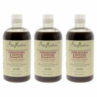 Shea Moisture Jamaican Black Castor Oil Strengthen and Restore Shampoo  Pack of 3 13 oz