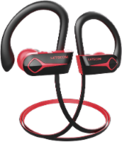 Letsfit U8L Bluetooth Headphones - Red/Black