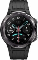 Letsfit Letscom Heart Rate Monitor and Step Counter Smart Watch - Black