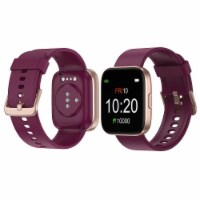 Letsfit 843785124963 IW1 Bluetooth Smart Watch (Purple/Gold)