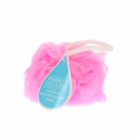 Nikki Secret Organic Hot Pink Mesh Bath and Shower Sponge