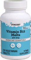 Vitacost Vitamin B-12 Orange Flavored Melts Supplement Vegetarian Tablets 500mcg