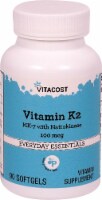 Vitacost Vitamin K2 MK-7 with Nattokinase Dietary Supplement 100mcg