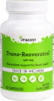 Vitacost Trans-Resveratrol Targeted Wellness Capsules 490mg
