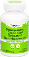 Vitacost Pomegranate Grape Seed Extracts & Trans-Resveratrol Dietary Supplement
