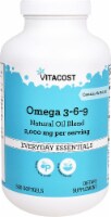 Vitacost Omega 3-6-9 Natural Oil Blend Dietary Supplement Softgels