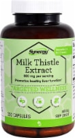 Vitacost Synergy Milk Thistle Extract Herbal Supplement Capsules 600mg