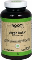 Vitacost ROOT2 Veggie Basics Super Green Food Tablets