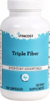 Vitacost Triple Fiber Dietary Supplement Capsules