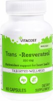 Vitacost Trans-Resveratrol with CoQ10 Targeted Wellness Capsules 250mg