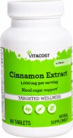 Vitacost Cinnamon Extract Herbal Supplement Tablets 1000mg