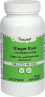 Vitacost Ginger Root Herbal Supplement Capsules 1100mg