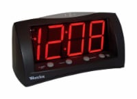 Westclox 3 in. Black Alarm Clock Digital - Total Qty: 1