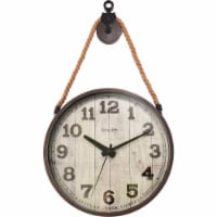 Westclox 14 In. Hanging Pulley Wall Clock 33299