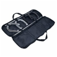 Horseshoe Set- Full Outdoor Classic Horse Shoe Game Set with Easy to Carry Case, 4 Metal